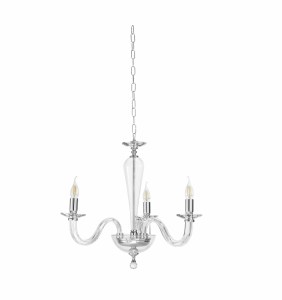 LAMP RAVEL 3 LUCI CRIST-CROMO_70205
